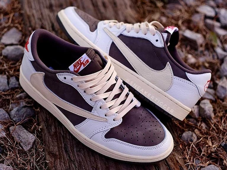 Travis Scott x Air Jordan 1 Low "Reverse Mocha" 聯名新色高清圖一覽，鞋迷的荷包還好嗎？