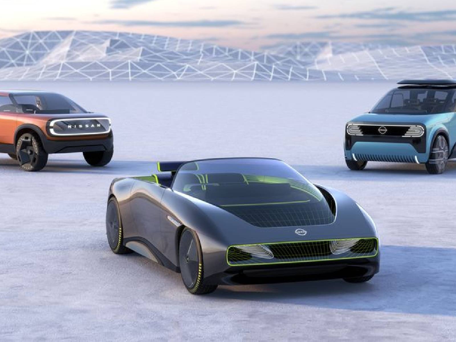 Nissan 推出四款電動概念車超吸睛，電動敞篷車、皮卡車、休旅車極具未來感讓網友大讚！