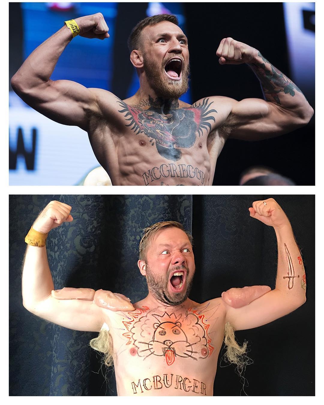 低成本模仿 Conor McGregor