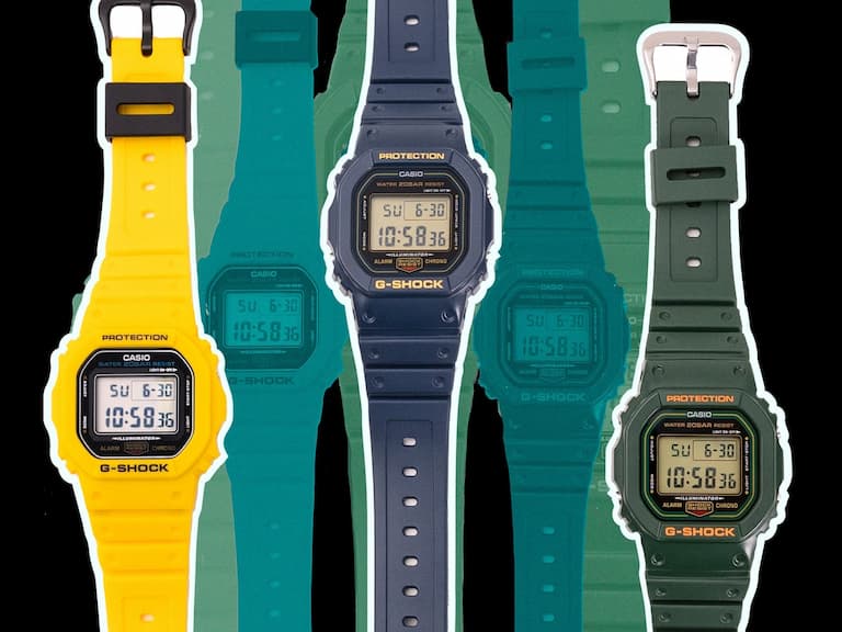 炫酷色彩入侵你的潮流基因!G-SHOCK DW-5600回歸復古經典,翻玩90年代街頭風尚!