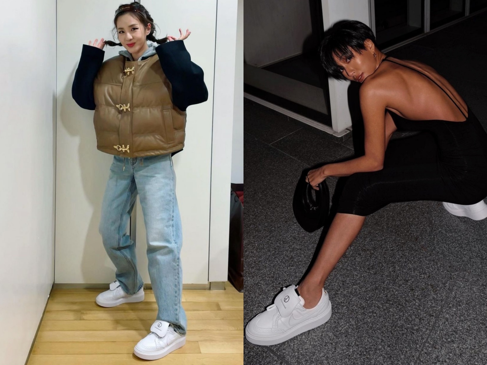 GD 聯名 Nike Kwondo1 球鞋怎麼穿搭？讓 Dara、李聖經等 7 位女明星親身示範！