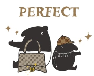 GUCCI LINE 貼圖