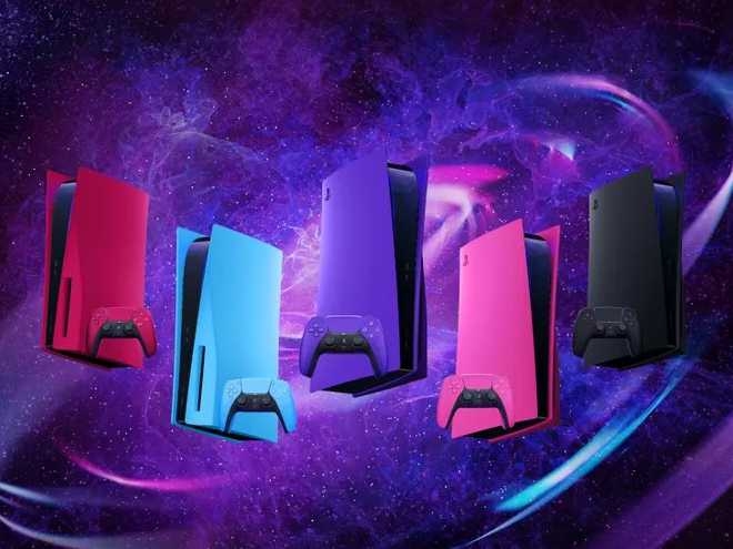 SONY PS5 正式發表「主機護殼」、「無線控制器」最新配色，彩色宇宙全面公開！