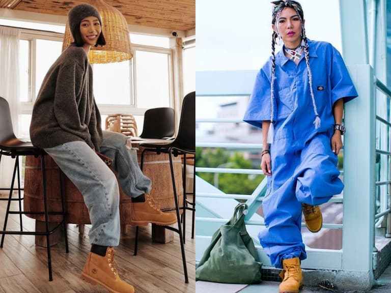 Timberland 黃靴怎麼穿搭?讓莫莉、7LING 等 5 位個性潮妹親身示範!