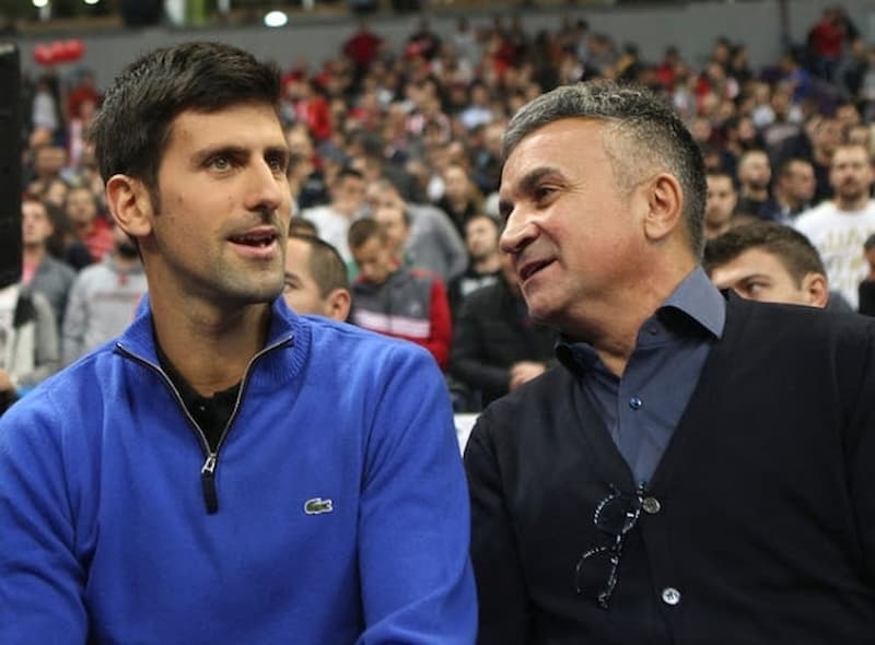 Djokovic 與父親