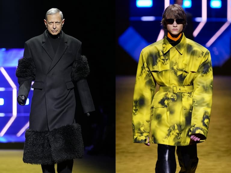 從 Prada 2022 男裝秋冬系列,預測 4 大潮流趨勢:低腰褲、皮草大衣復古回歸!