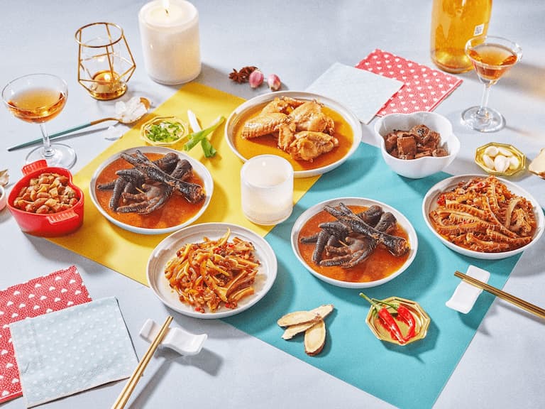 嚕嚕姑滷「笑禮藏飽」春節禮盒亮相，六款超涮嘴口味大集合，陪你笑迎虎年過好年！