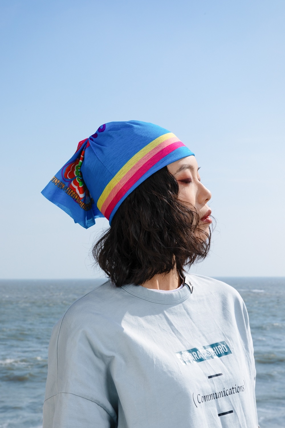 烏托邦式幻想融入日常生活!IFEBEAT x SABRINA HSIEH聯名印花襪與魔術頭巾驚艷早春
