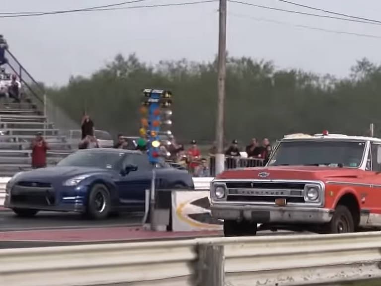 雪佛蘭卡車跑贏 Nissan GT-R，50 年老車加裝氮氣暴衝狂勝「東瀛戰神」！