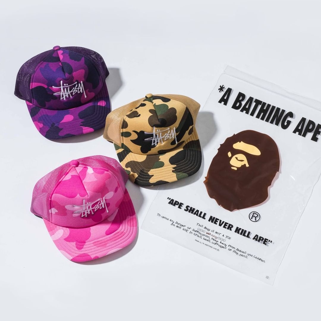 BAPE x Stussy