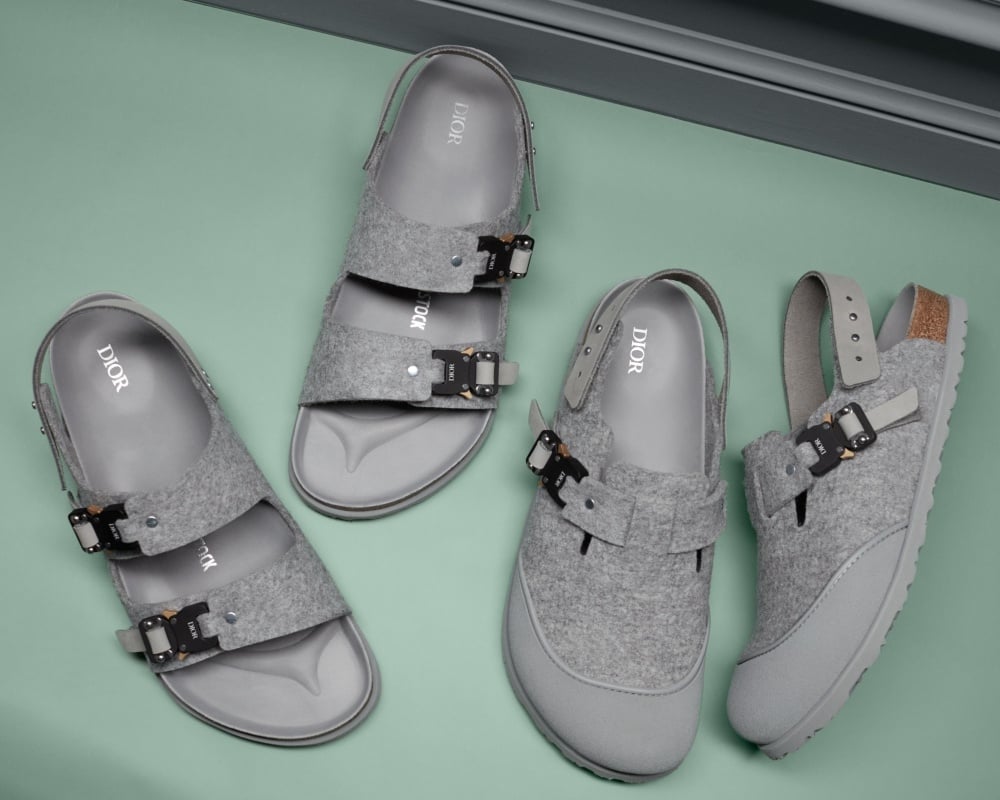 Dior 2022 冬季男裝大彩蛋！Birkenstock 聯名勃肯涼鞋正式登場！