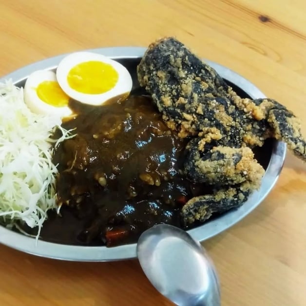 雲林北港美食「呱呱蛙咖哩飯」