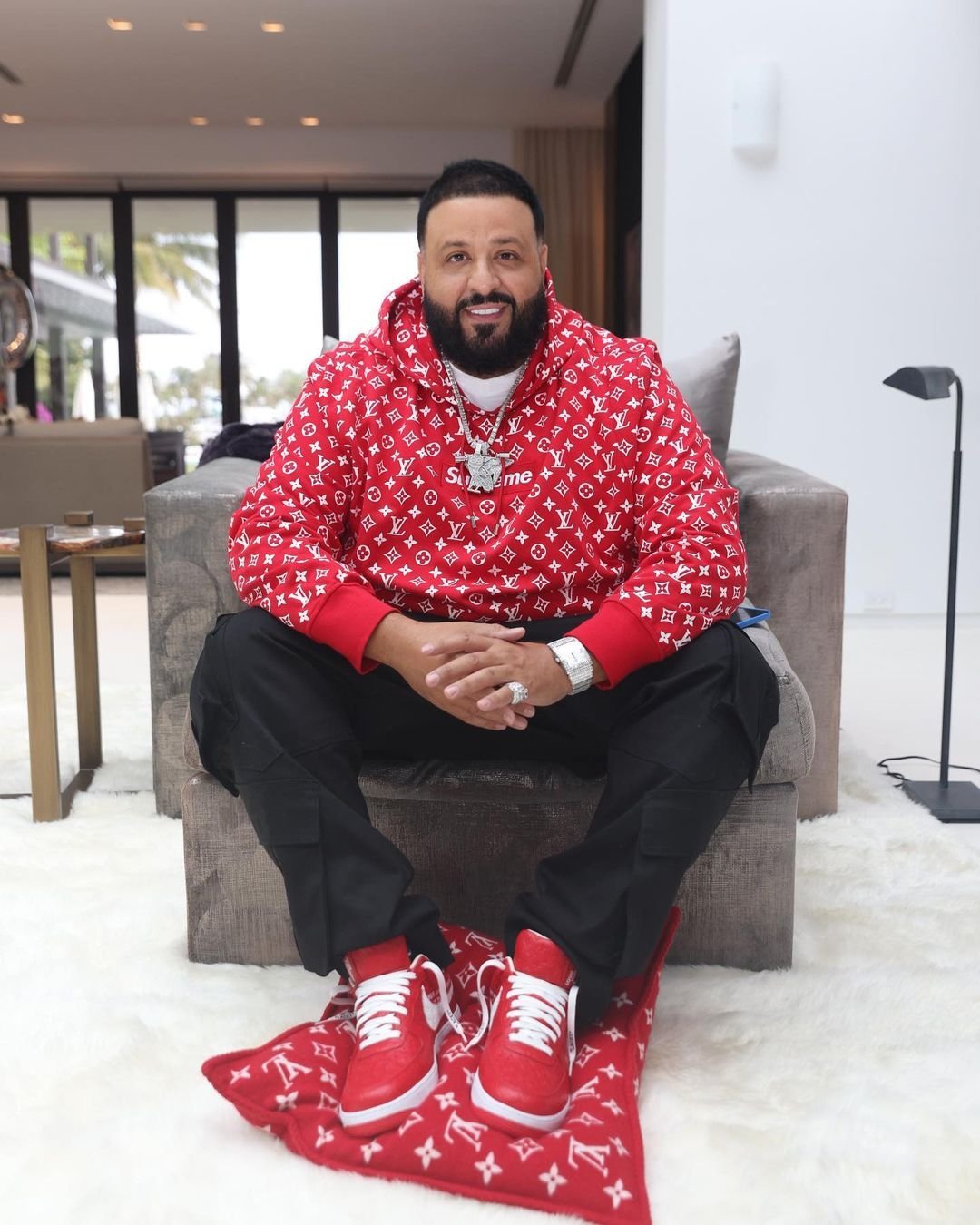 DJ Khaled LV Nike Air Force 1