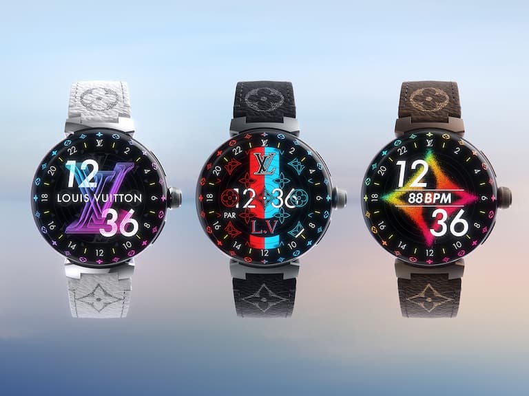 配件主導風格的時代,讓潮流升級的精品配件! 路易威登Tambour Horizon Light Up智能腕錶點亮你的時尚LOOK!