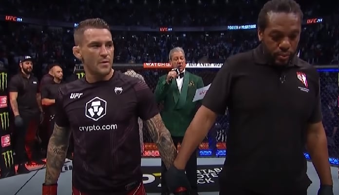 曾打贏「愛爾蘭格鬥天王」Conor Mcgregor 的美國格鬥選手 Dustin Poirier 就曾穿上 Crypto 的服飾