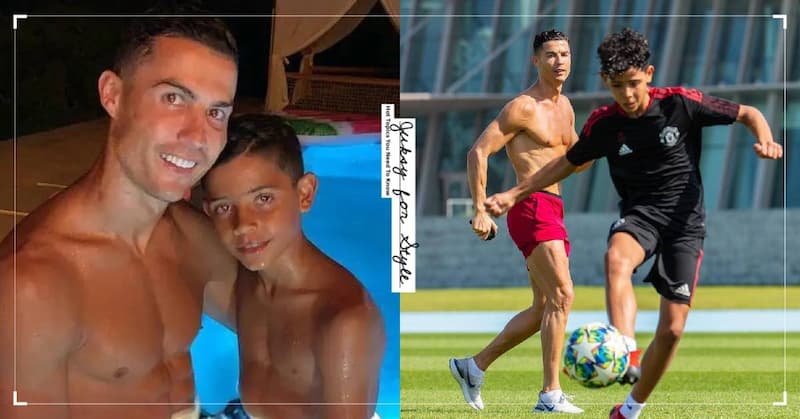 「C 羅」（Cristiano Ronaldo）與 11 歲大兒子「迷你羅」（Cristiano Ronaldo Jr.）