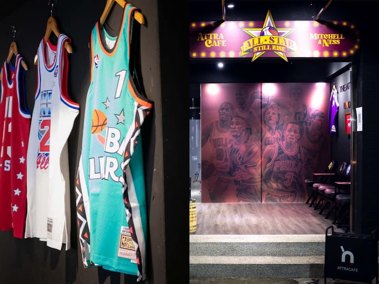 Mitchell & Ness 攜手聯乘台北Attracafe' 重溫舊夢 克里夫蘭明星賽的美好!