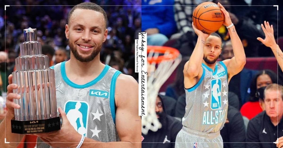 Stephen Curry 多次演繹精彩投籃，也拿下今年全明星賽 MVP