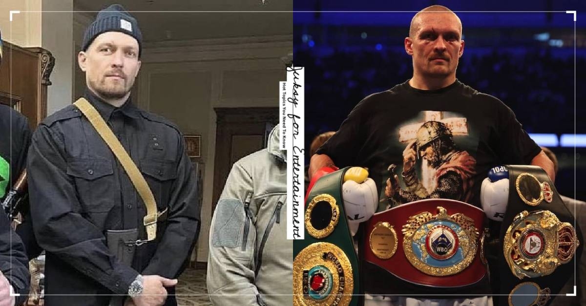 現役重量級世界拳王烏希克（Oleksandr Usyk）參戰，拿起步槍保衛家園