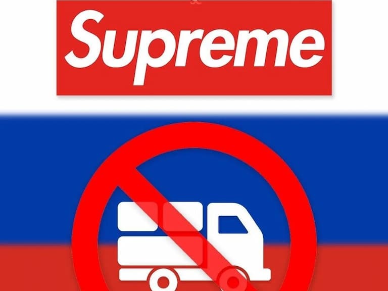Supreme 宣布將停止對俄羅斯提供快遞寄送服務，俄國潮流份子們將集體崩潰？！