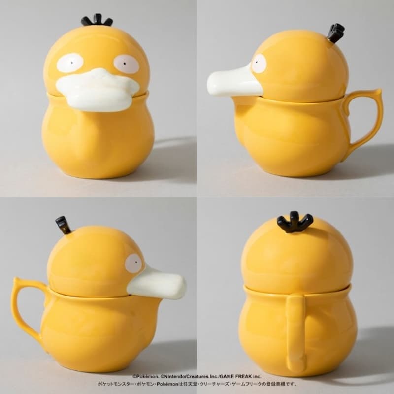 日本玩具大廠「ENSKY」推出超呆萌「可達鴨造型茶壺」