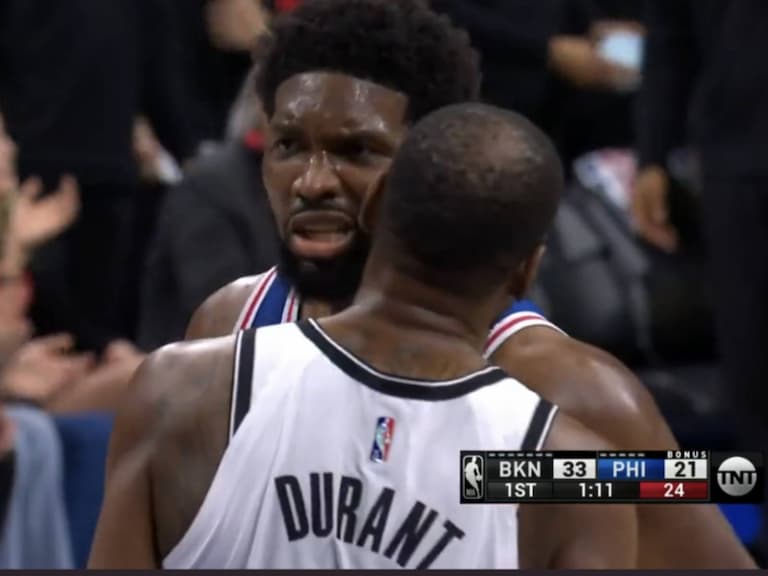 NBA／籃網 VS 76 人超激鬥，「詹皇」對 Kevin Durant 與 Embiid 互噴表示：「我很喜歡裁判沒有給他們 T！