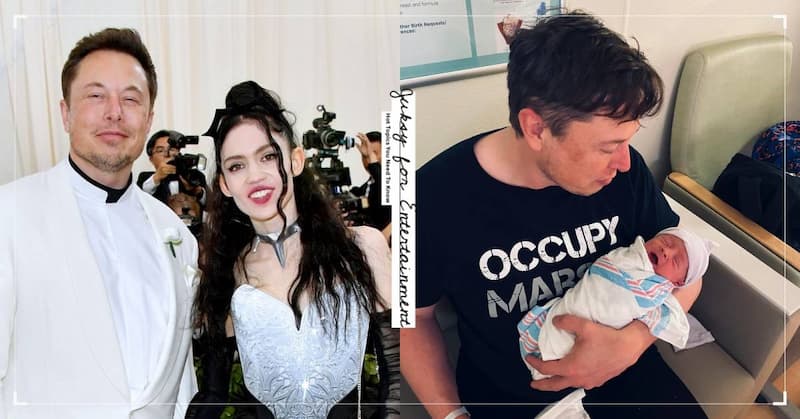 全球首富馬斯克（Elon Musk）與加拿大歌手格萊姆斯（Grimes）擁有兩人的第二個小孩，小 X（右） 也有了妹妹