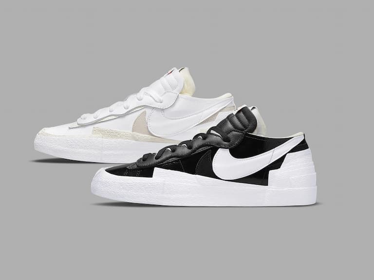 Sacai x Nike Blazer Low 最新「黑白」兩款配色即將釋出，這雙不可能會挫組吧？