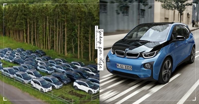 韓國驚見數十輛 BMW i3 被丟棄在空地