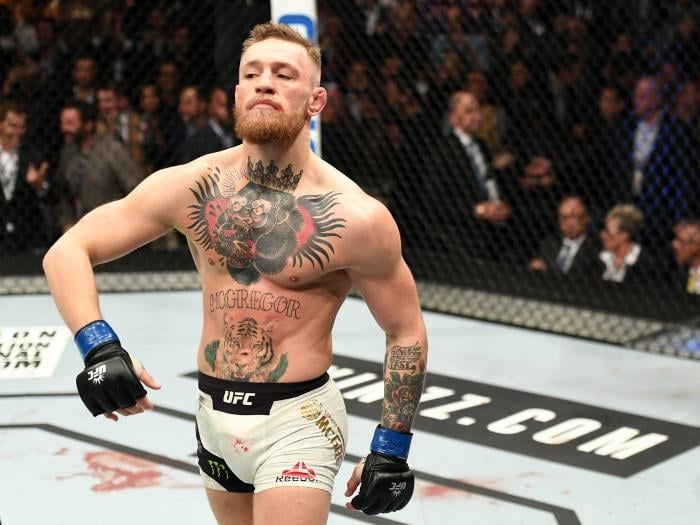 曾拿下 UFC 羽量級、輕量級雙料冠軍的「皇上」Conor McGregor