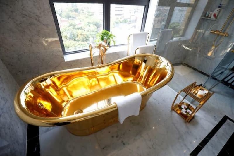 黃金浴缸（示意圖）