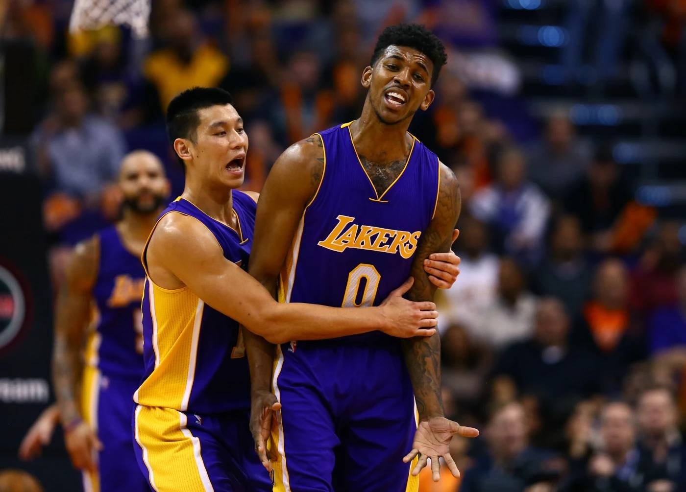 Nick Young 與林書豪曾在湖人當過隊友