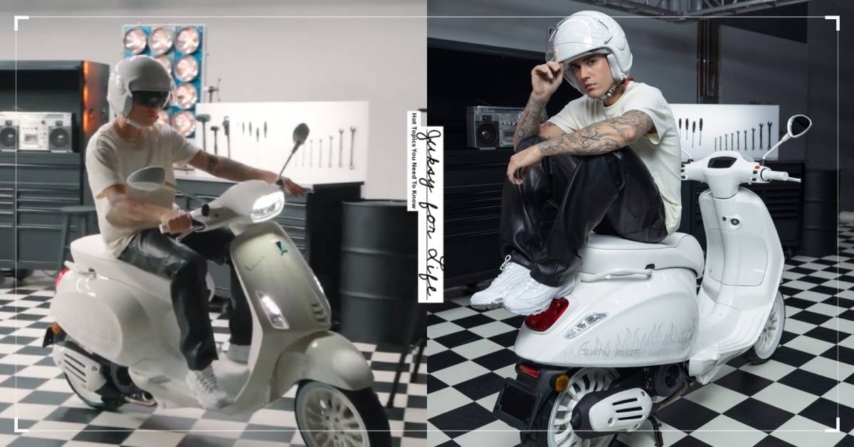 「Justin Bieber X Vespa 聯名特仕版」將於台灣下半年登場