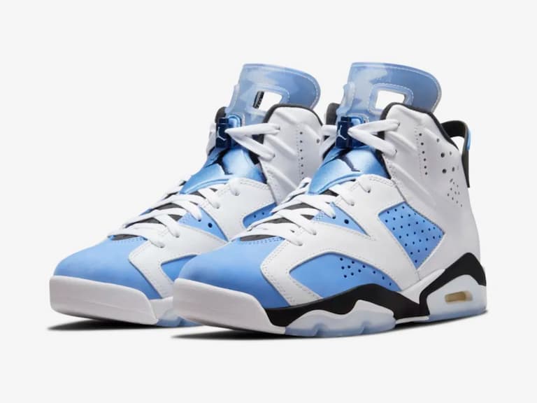 Air Jordan 6「UNC」大童款奇蹟補貨!人氣配色北卡藍即將登場,超帥氣藍白配色又要來搶劫荷包啦!
