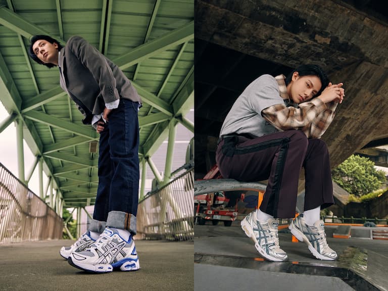 城市男孩潮流 x 復古混搭品味示範！風格玩味腳下必踩一雙 ASICS GEL-NIMBUS 9！