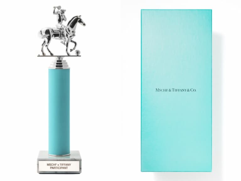 Tiffany & Co. 攜 MSCHF 打造「全球限量 100 座」純銀獎盃,手速夠快者才有特殊刻字版!