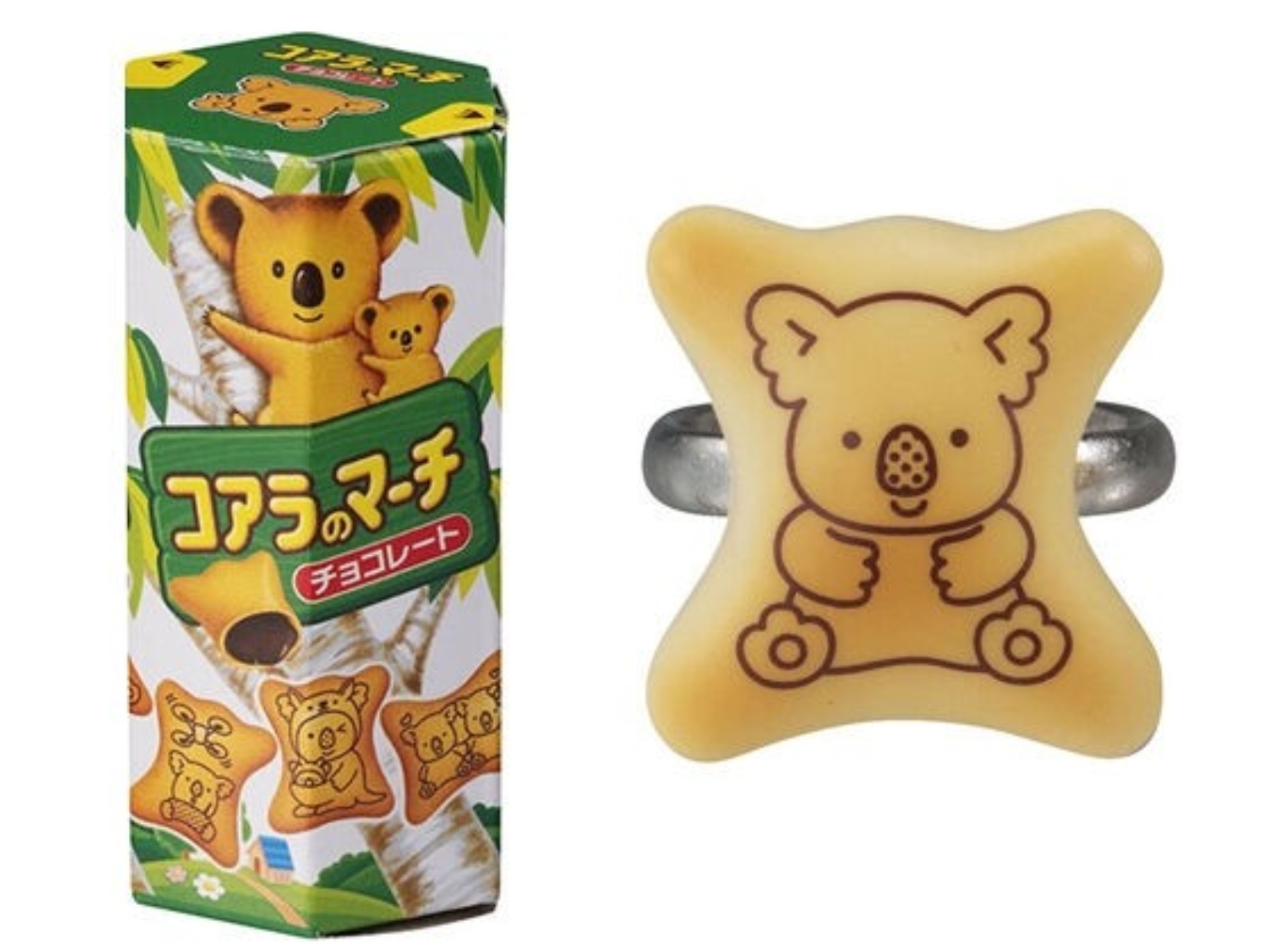 日本推出「小熊餅乾戒指」扭蛋，連包裝都完美還原！