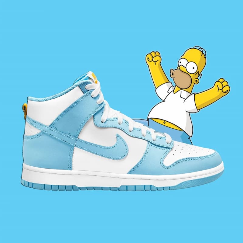 Nike Dunk High「Homer Simpson」
