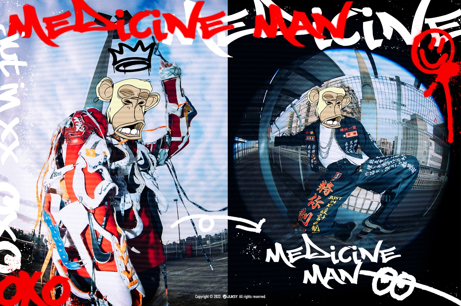 遊走在虛擬與現實之間的NFT真藝術 Medicine Man X 台灣時尚潮流！