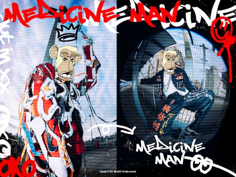 遊走在虛擬與現實之間的NFT真藝術 Medicine Man X 台灣時尚潮流！
