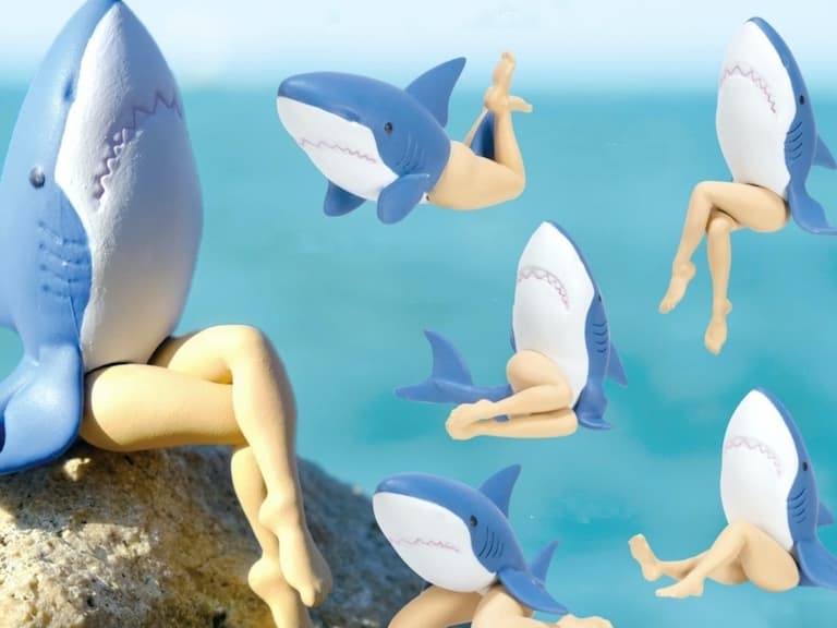 日本「美腿鯊魚」扭蛋,完美曲線 IKEA 鯊鯊都被比下去!