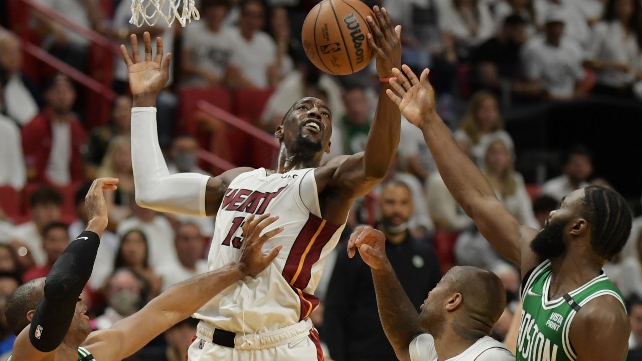 熱火中鋒 Bam Adebayo 在東區冠軍戰 G7 最終場拿下 25 分 11 籃板 4 助攻