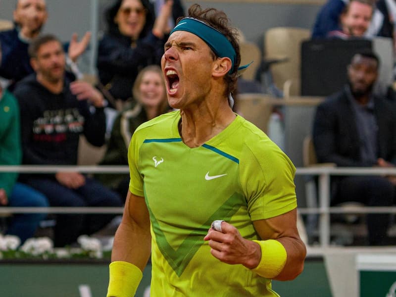 把每場法網比賽當做後一場打的「西班牙蠻牛」Rafale Nadal，取得法網生涯第 110 場勝利
