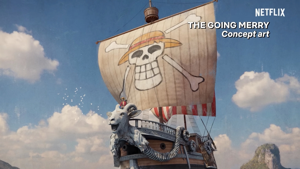 Netflix 《航海王 ONE PIECE 》真人版影集「黃金梅利號」曝光，超逼真的羊頭粉絲全嚇瘋！