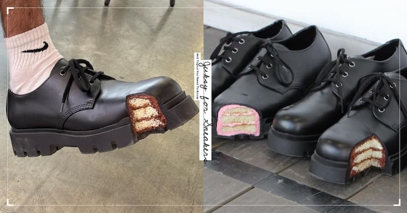 以色列服裝設計系學生推出「蛋糕造型皮鞋」，超擬真視覺效果讓網友跪喊：拜託量產發售！