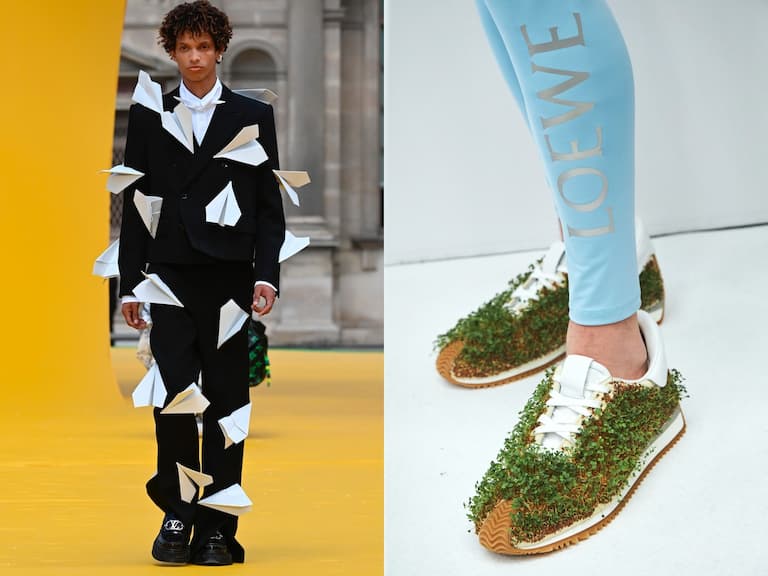 2023 春夏男裝週 8 大亮點總整理:LV 紙飛機西裝致敬 Virgil Abloh、Loewe 直接「種草」在鞋上?