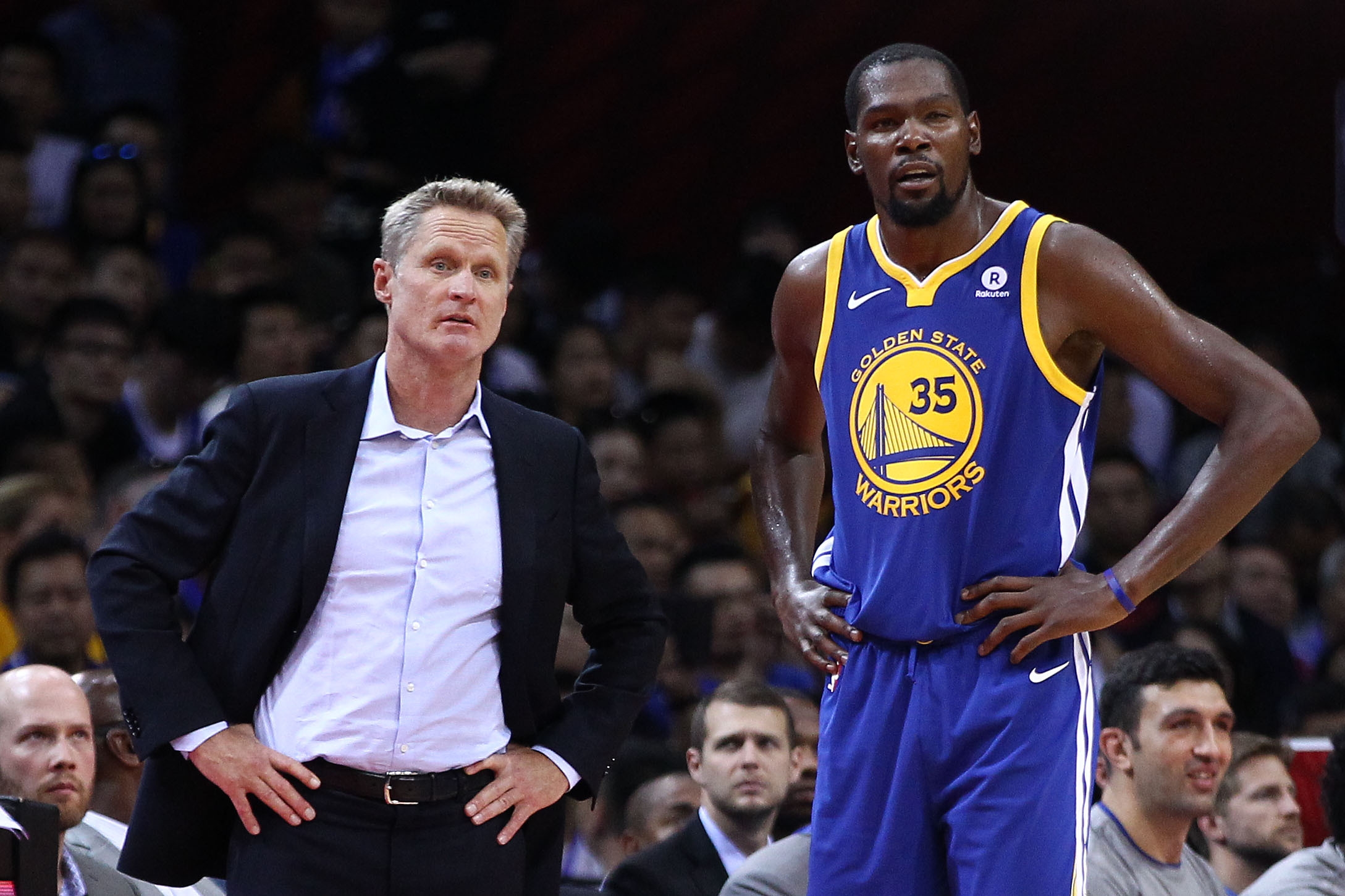 Kevin Durant 曾與勇士總教練 Steve Kerr 合作三年