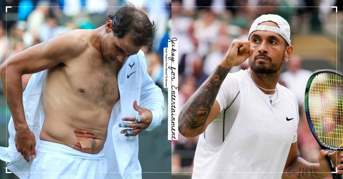 Rafael Nadal 因腹部出現 0.7 公分撕裂傷，確定退出溫網 4 強戰，無緣拿下個人第 23 座大滿貫獎盃