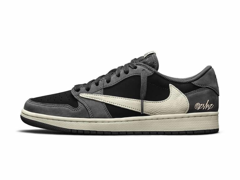 Travis Scott x Air Jordan 1 全新配色「Black/Phantom」曝光，預計將在 12/15 正式開賣！