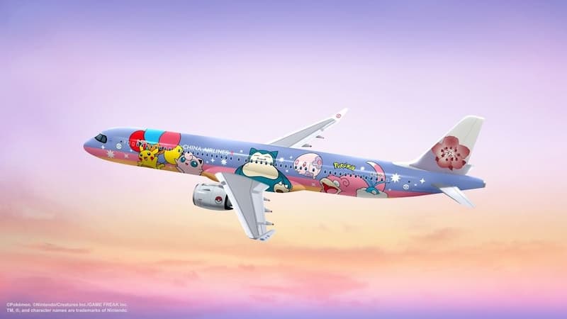 寶可夢彩繪飛機